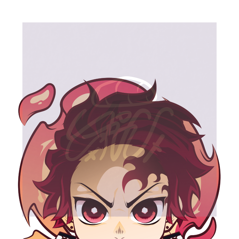 Tanjiro Reflective Peeker