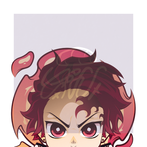 Tanjiro Reflective Peeker