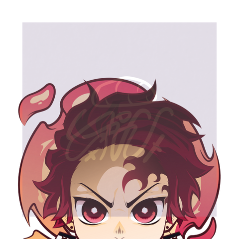 Tanjiro Reflective Peeker